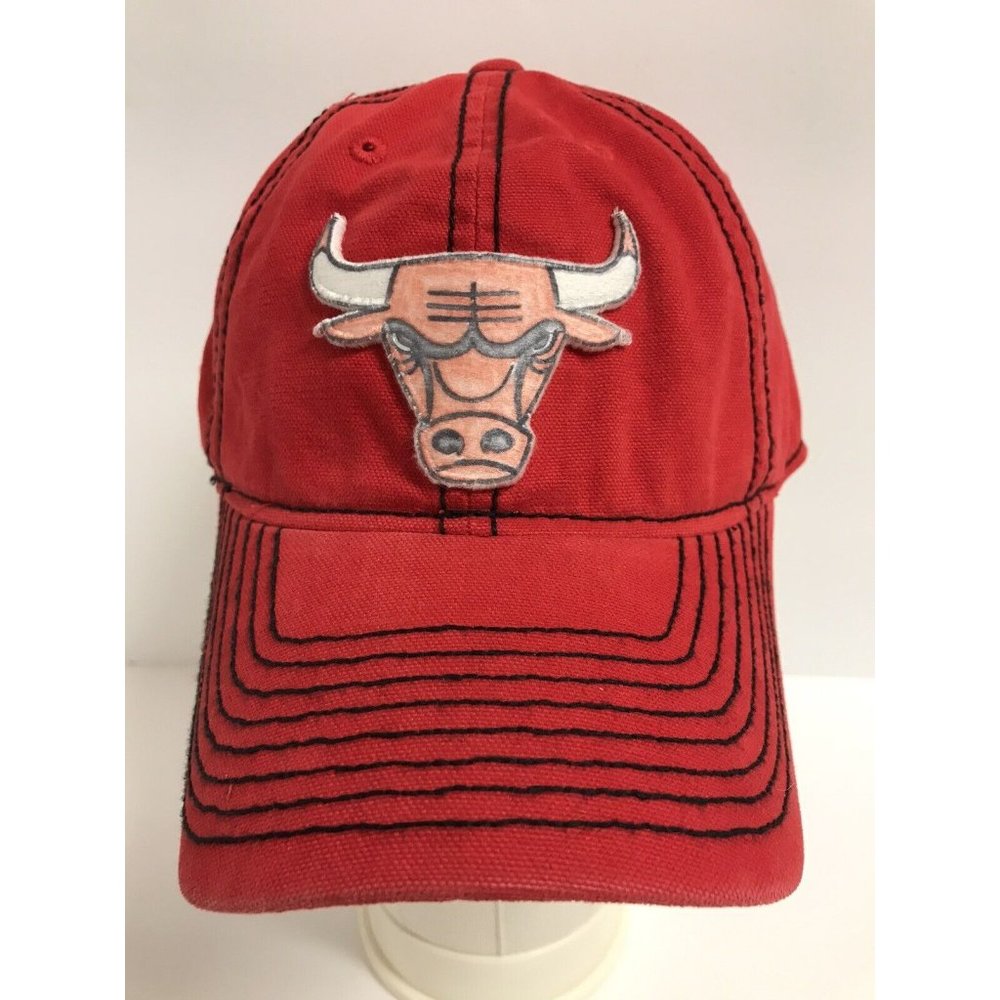 Chicago Bulls Adidas Red Adjustable Hat